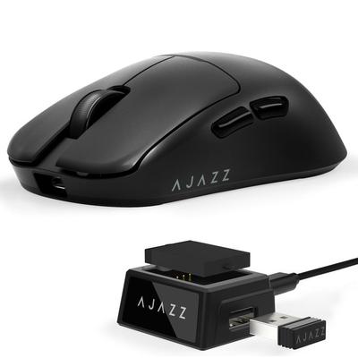 AJAZZ AJ159V2 Gaming Mouse Wireless, Tri-Mode (Wired/2.4G/Bluetooth), 54g, Black