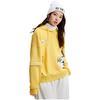 Li Ning X Disney Kollaboration Sportmode Serie Mickey Print Lockerer Pullover Hoodie Damen Hoodies Milch-Bonbon-Gelb AWDR328-2