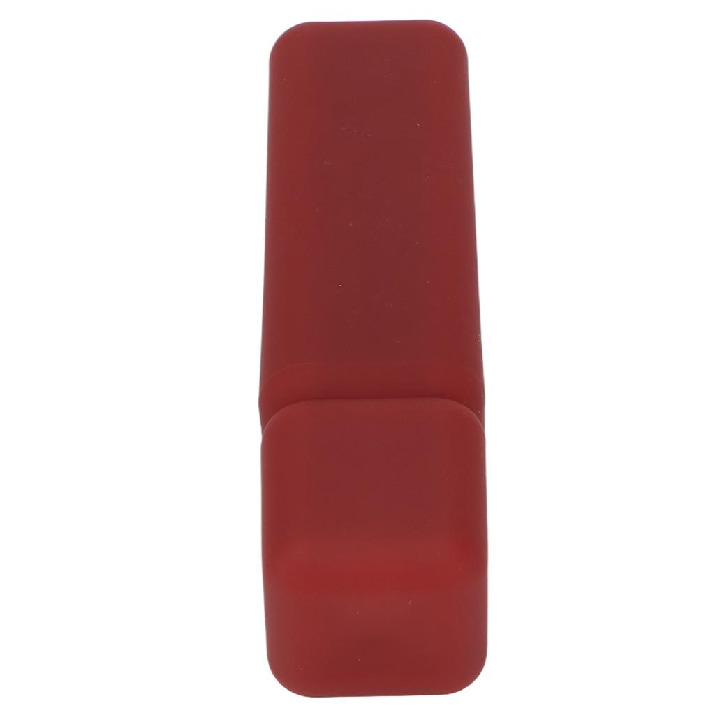 5 Pcs Empty Lip Gloss Tubes Rubber Paint Frosted Texture Refillable Rectangular Lip Balm Bottles Red
