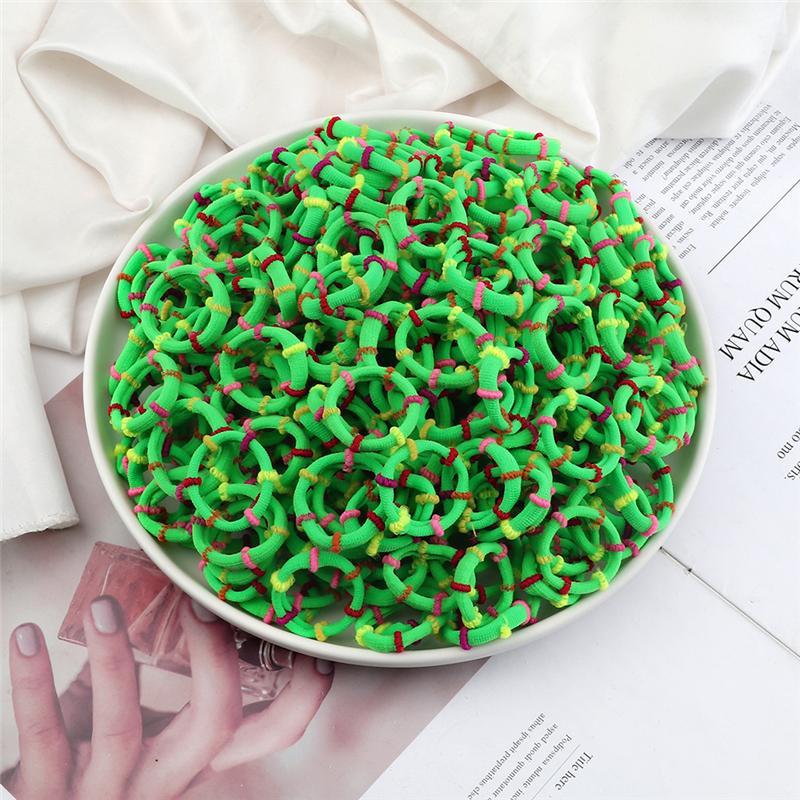 30/50/100 buc/Set Colorate Mici Elastice de Păr Fete Drăguțe Elastice de Păr cu Elasticitate Ridicată Accesorii de Păr pentru Copii Suport Coadă de Cal Bandă de Păr