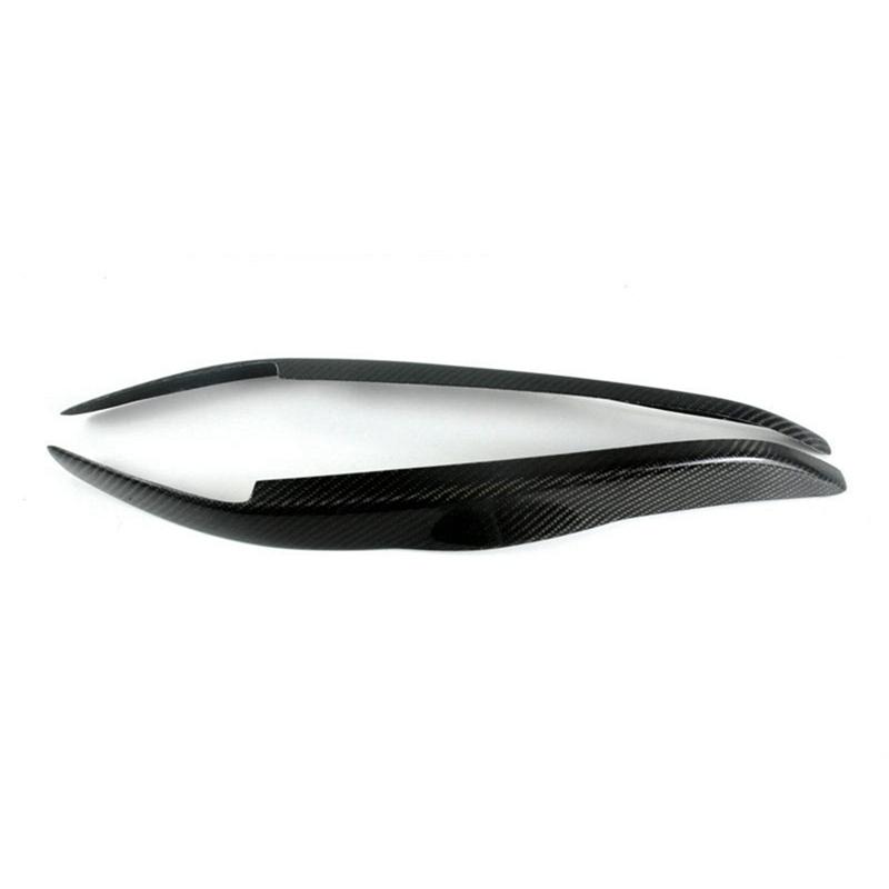 Headlight Eyelid Eyebrow Headlight Lens Cover Trim Carbon Fiber For Subaru Legacy 2004-2008 Accessories