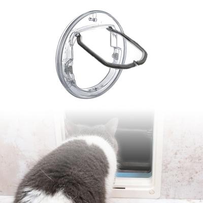 Dvierka pre domáce zvieratá 4-smerový zámok Robustná praktickosť 30x30x3,5cm Jednoduchá jedinečná klapka Mačacie dvierka pre malé psy