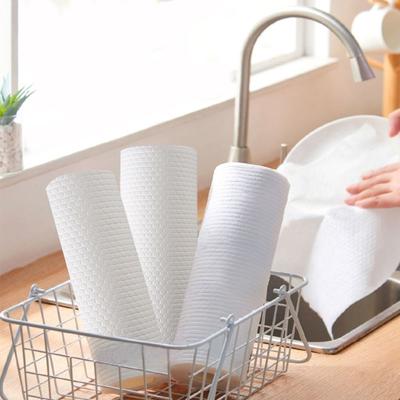 New Thickened Non-woven Kitchen Paper Cleaner Wipes Absorbent Towel Water Oil Absorbing Paper Dish Paper Disposable Rags