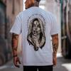Weird Moisture Absorbing Loose Men T Shirt  3D Print Tshirt Short Sleeve Quick Dry Material O Neck T-shirt High-end Streetwear
