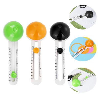 Cuțit rotund de tăiat cuțit de tăiat mozaic busolă cerc pentru albume de albume tăietori pentru hârtie rotundă accesorii pentru instrumente de bricolaj