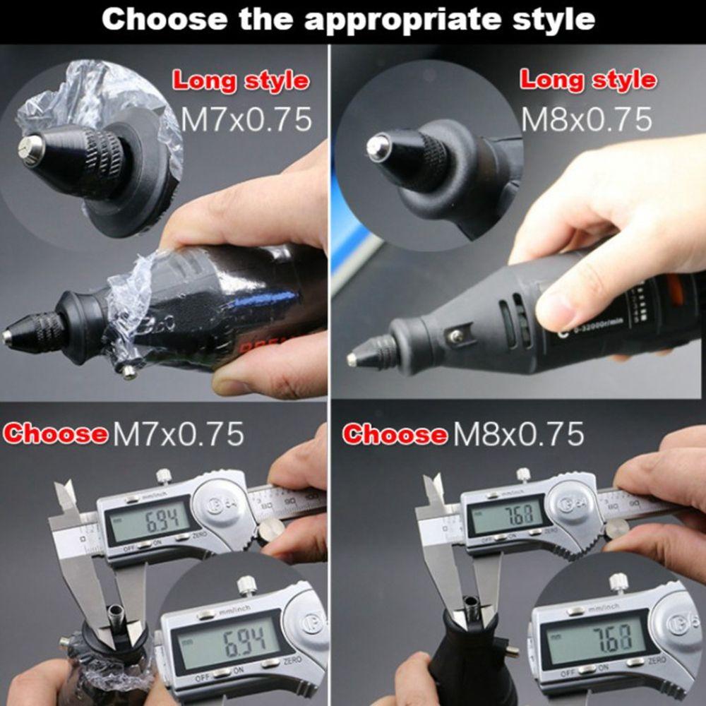 Shanks Rotary Tool Impact Driver Adaptor Drill Bit Tool Keyless Drill Chuck Drill Bit Collets