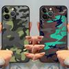 Funda Back Phone Cover Case for iPhone 17 Pro Max 7 8 SE 14 13 Mini XS XR 15 Air 11 12 16 Plus Camouflage Pattern