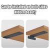 2pcs Wall Mounted Floating Triangle Shelf Bracket Heavy Duty Support for Kitchen Bathroom Living Room Storage Organizer