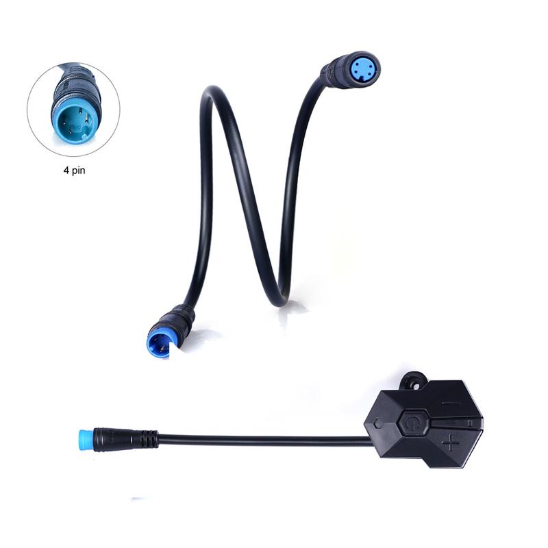 P850C 850C 860C Controller Switch Button Replacements 4PIN Male Female Extension Cable 56cm For Bafang Mid Drive Hub Motor Kits