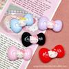 10Pcs New Cute Cartoon Animal Bright Resin Cat Bow Series Scrapbook Diy Bow Decor Accessories Crafts A133