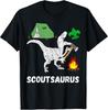 Scout Dinosaur Scout Dino Funny Camper T-Rex T-Shirt