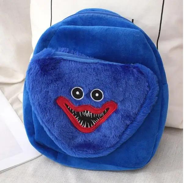 

Хаггі Ваггі Huggy Wuggy м який плюшевий дитячий рюкзачок синій