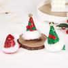 Mini Christmas Hat Shape Hairpins Hot Girls Punk Duckbill Hair Clip Festival Ponytail Bangs Hair Clip for Cosplay Santa