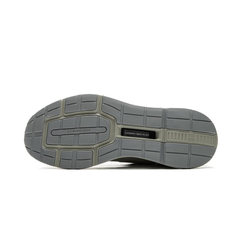 Li-Ning 1990 Commuter Series Fashion Comfortable Minimalist Durable Non-Slip Low-Top Casual Running Shoes Men Sneaker Frost-Gray ALLU013-3