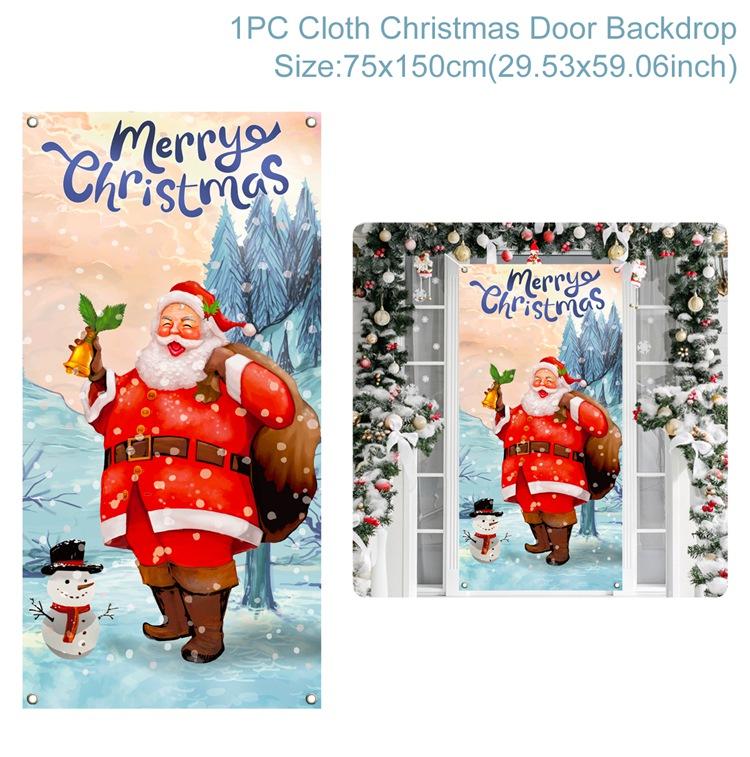 Christmas Hanging Flag Merry Christmas Decorations For Home 2025 Christmas Gifts Christmas Ornaments Navidad Xmas New Year 2026