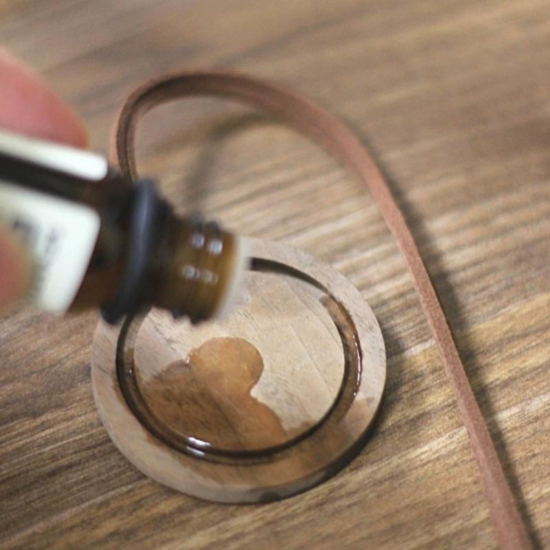 Set Of 2 Improved Wood Car Scent Disks With Simple Attachment Design And variable Scent Feature