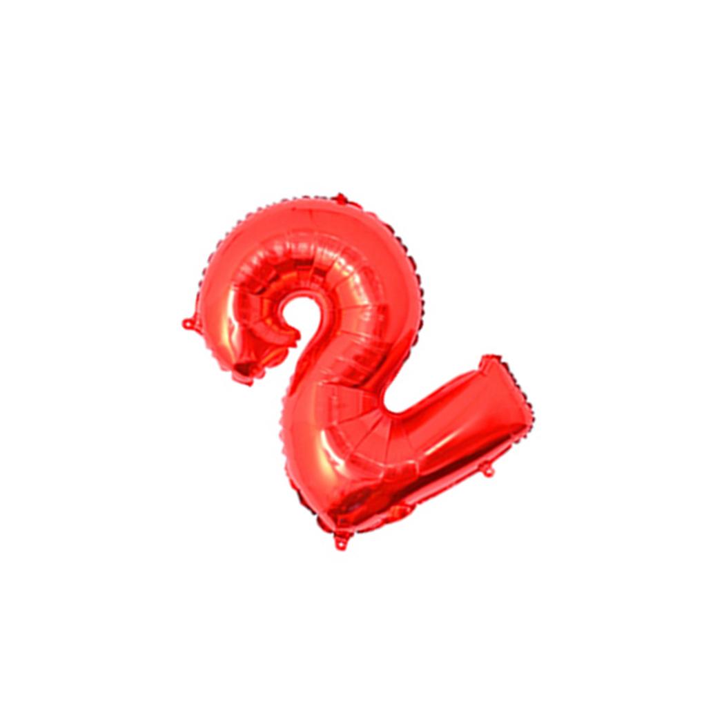 Party Balloon Aluminum Foil Number Balloon Wedding Birthday Party 16-inch Decoration