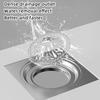 10Pcs Disposable Drain Filter Sink Floor Drainer Covers Bathroom Shower Sink Strainer Hair Garbage Anti Blocking Filter