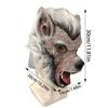 Wolf Head Latex Animal Headgear Funny Prom Latex Mask Haunted House Cosplay Props Party Supplies