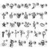 1 Stück Chirurgenstahl Ohrstecker Lippen Labret Ringe Ohr Tragus Helix Knorpel Ohrläppchen Mann Punk Gotische Ohrringe Körperschmuck