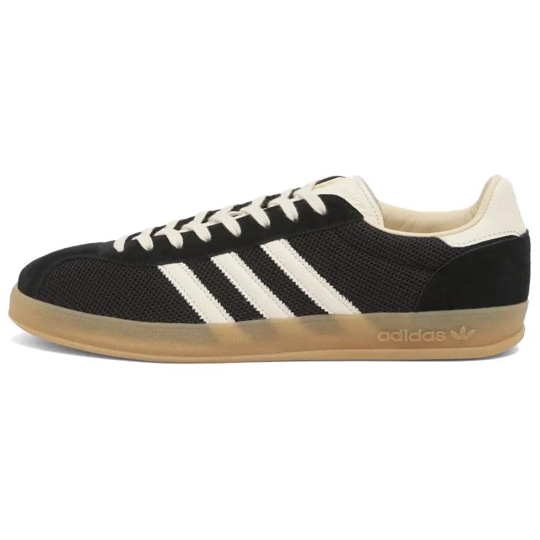 Adidas Gazelle Indoor Pro Core Black Warm Sandstone Men Sneakers Off-White JR8837