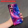 2DFlat Samsung Phone Case Neon Spiral Galaxy Flow Applicable To Galaxy S22 S23 S24 S25ULTRA S26 A12 A13 A14 A15 A16
