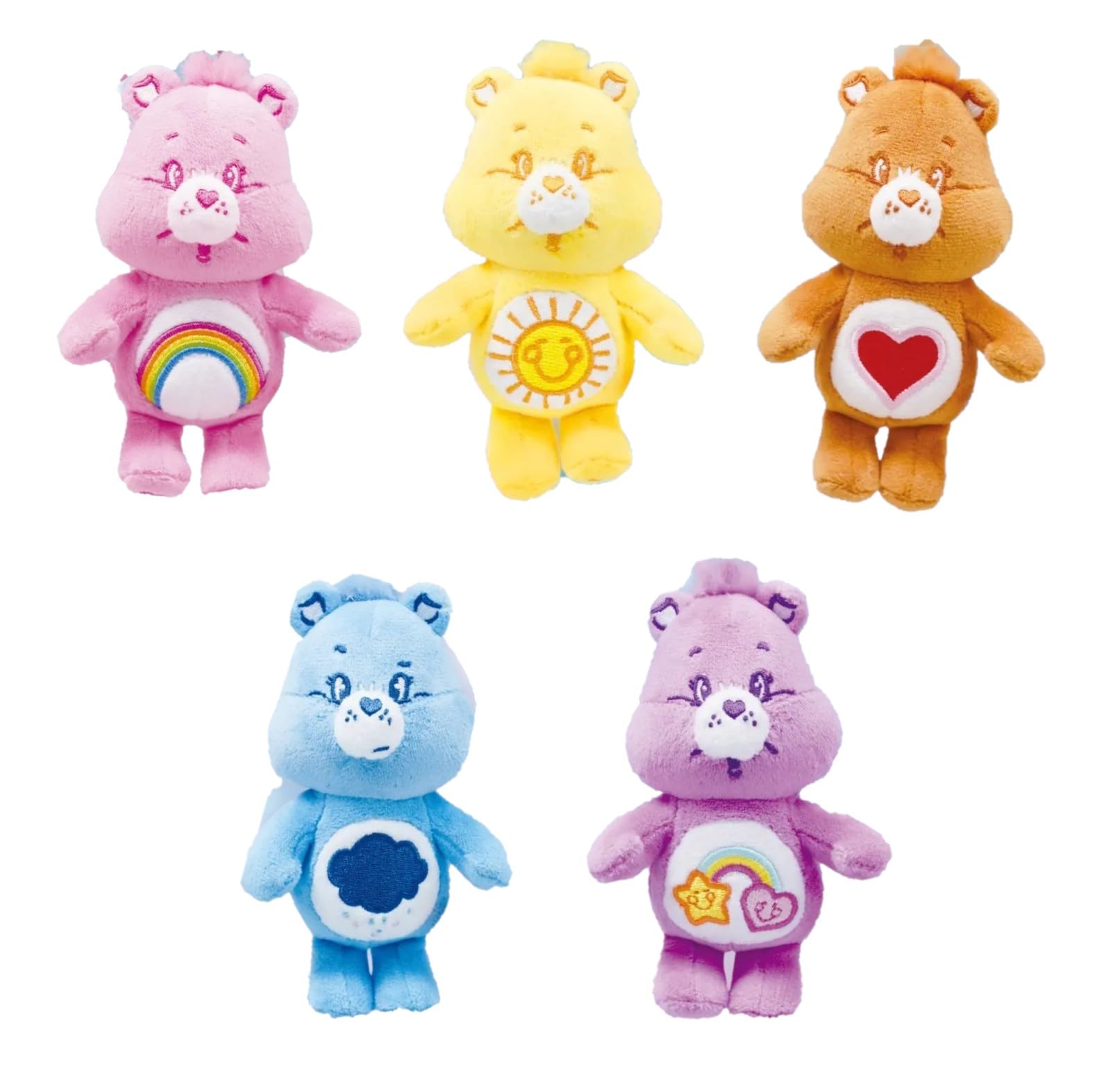

Care Bears Plush Keychain [Set of 5 (Complete)] Gacha