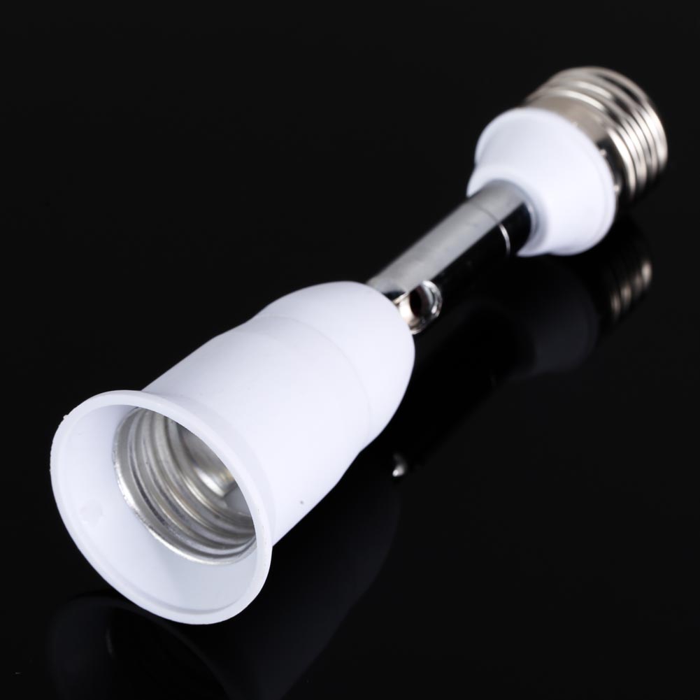 1-10PCS LED Light Bulb Lamp Holder Flexible Extension Adapter Socket Extend E27 to E27 Adapter Converter Wall Base Holder Screw