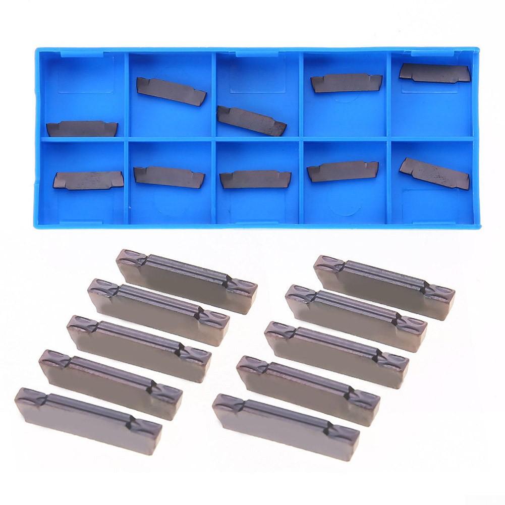 High Quality Carbide Inserts Blades for Grooving Cutting Lathe Tool 10 pcs