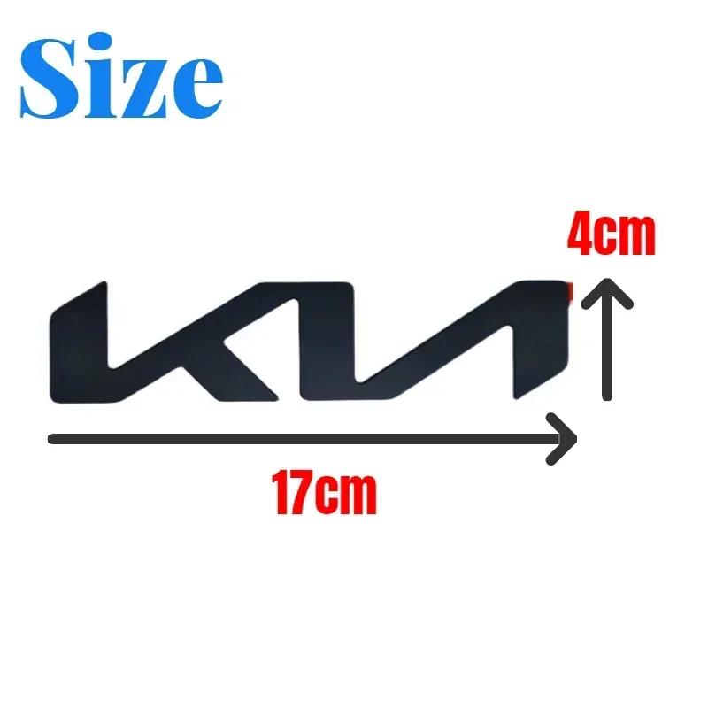 Car Front Hood Rear Trunk Letter Emblem Badge Sticker for KIA CARNIVAL SPORTAGE K3 KX3 K5 KX5 Ceed Rio Soul Forte Optima Stinger VP5