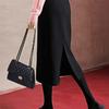 Basic House Black High Waist Pencil Skirt - Autumn/Winter Hip-Hugging Design for Women
