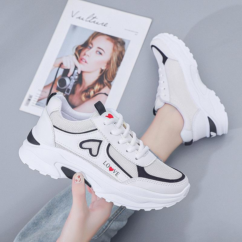 Sports net shoes spring and autumn new 22 student casual shoes mesh dad shoes running shoes 35