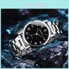 Modiya Men's Watch Gift Wholesale Simple Quartz Steel Strap Casual Style Not Waterproof 10mm Thickness 38mm Dial Diameter