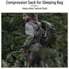 Sleeping Bag Storage Sack Weight Bags Heavy-duty Tactical Style Compression Bag for Outdoor
