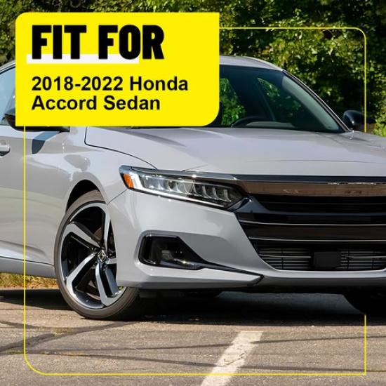 For Honda Accord 2018- Sedan 6pc Chrome Pillar Post Trim Protector Cover