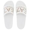 Emporio Armani EA7 Open-Toe Slip-On Non-Slip Slide Sandals Unisex Footwear White 7X000108AF15118MZ095