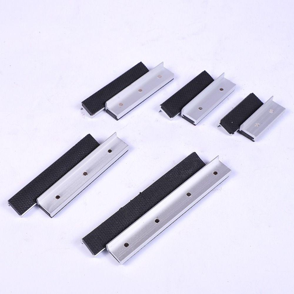 Universal Fit Silver Vise Jaws Strong Magnetic Protector Cover Vice Jaw Covers Multi-Purpose Vise Jaws Protector DIY Projects
