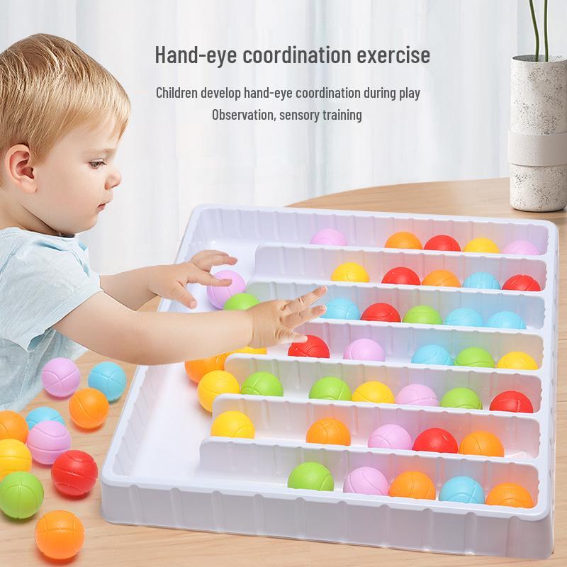 Colorful Ball Cognitive Game: Educational Toy for 3-6 Year Olds
