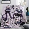 1PC Loona Print Flannel Blanket, High quality Comfortable for All Seasons, Home Decor, Warmth and Comfort, Perfect for Christmas Gifts 72