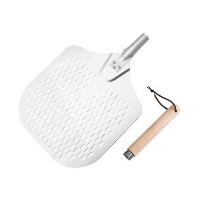Perforated Pizza Peel Long-Lasting with Detachable Handle Easy To