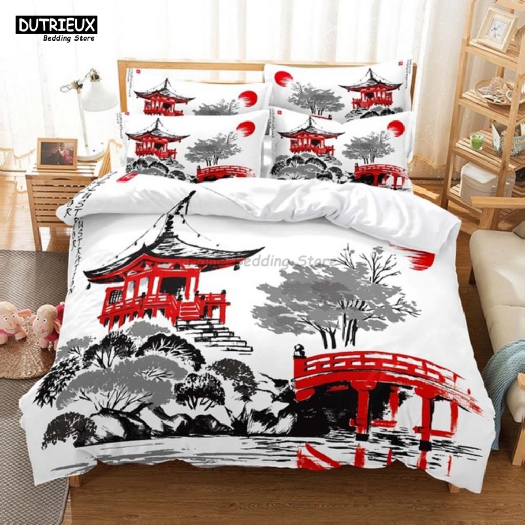 Comforter Branch Flowers Bedding Set 3D Digital Printing For Women Girls Single Queen Full Size Fashion Design