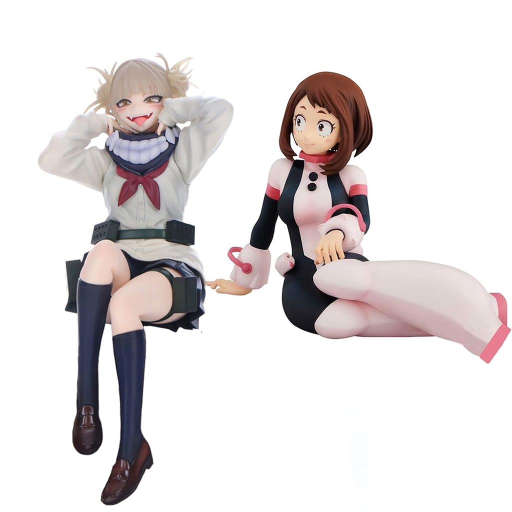 Anime MHA figure toga himiko Figurine Uraraka Ochako Action Figure Collection anime Doll Toys pvc Model Boy Girl fans gift 10cm