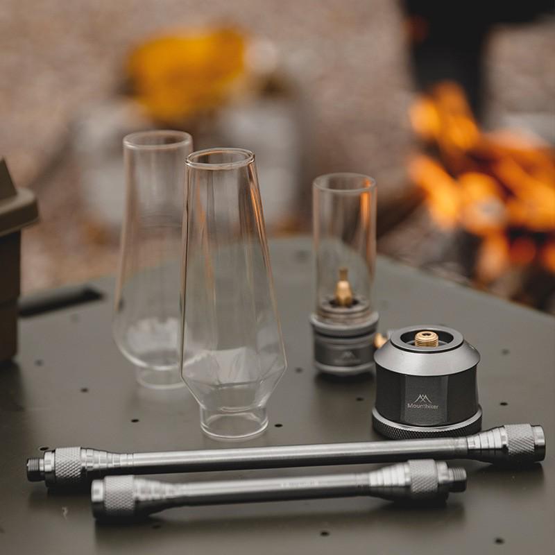 Mountain Guest Camping Gas Lamp with Long Battery Life - Outdoor Tent, Ambiance, and Inflatable Candle Lamp