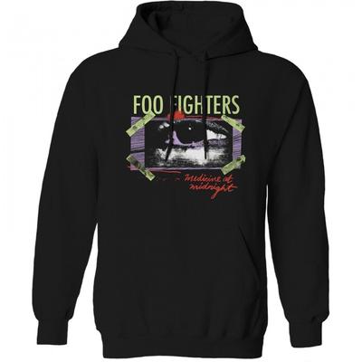 Foo Fighters Unisex Volwassen Medicijn Om Middernacht Getapete Hoodie