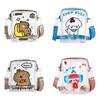 Capybara Cute Pvc Small Crossbody Bag With Zipper Closure For Daily Use