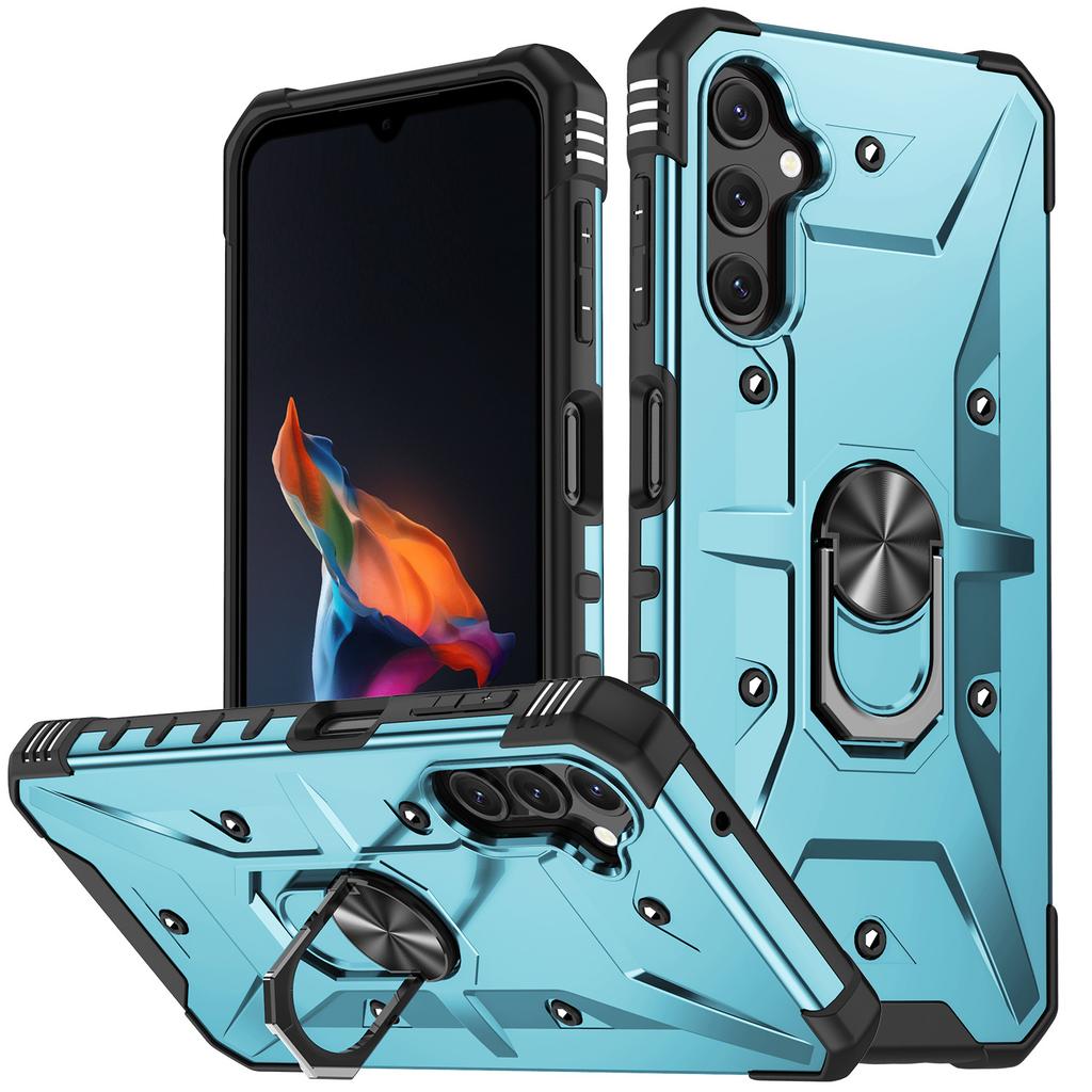 Suitable for Samsung S24ultra Mobile Phone Case S23ultra Two  In One S22 Ring Bracket A15 Protective Case