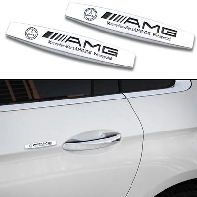1pcs Metal Car Labeling Car Trunk Body Sticker For Mercedes Benz CLK CLA GLC E200 S200 S300 S350 C300 C200 A200 Car Accessories