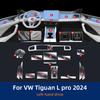 For Volkswagen Tiguan L Pro VW 2024 2025 TPU Protective Film Clear Interior Center Console Gear Panel Anti-scratch Accessories