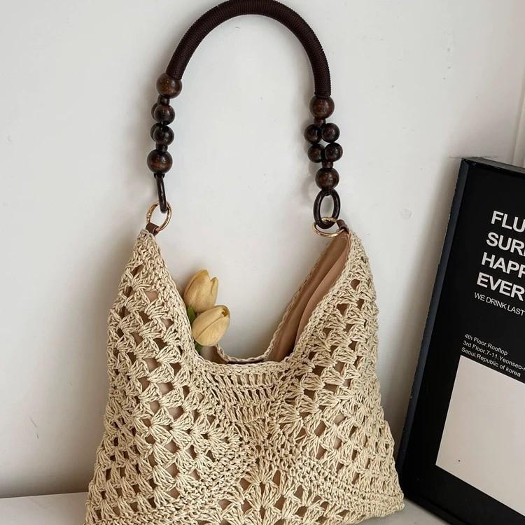 

Плетеная сумка женская новая летняя большая вместимость ленивый ветер морской отдых пляжная сумка
