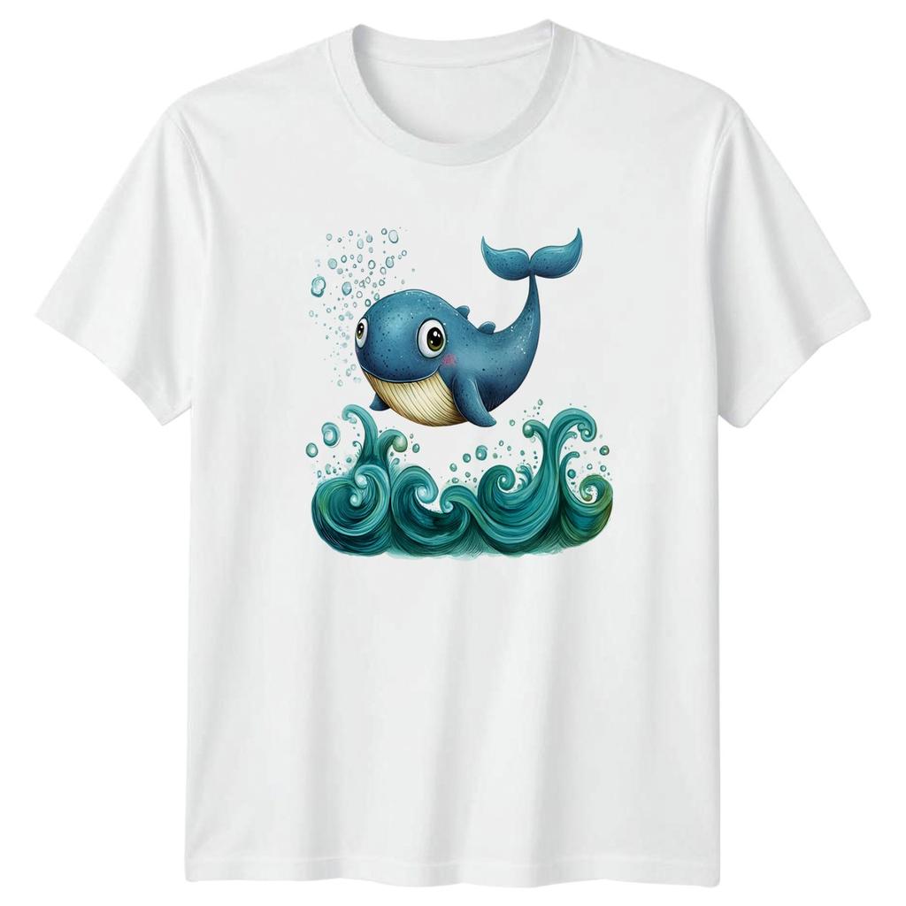 Cute Whale TShirt Ocean Life Wildlife Gift For Him And Her